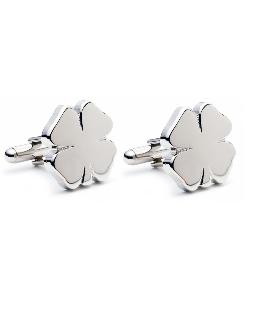 Запонки с четырехлистным клевером Cufflinks Inc, Silver
Запонки с четырехлистным клевером Cufflinks Inc, Silver