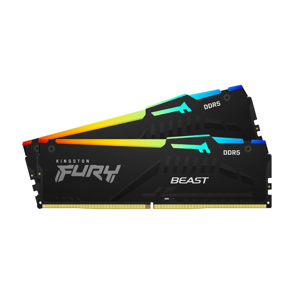 Оперативная память Kingston Fury Beast RGB, 64 Гб DDR5 (2x32 Гб), 5600 МГц, CL40, KF556C40BBAK2-64, черный
Оперативная память Kingston Fury Beast RGB, 64 Гб DDR5 (2x32 Гб), 5600 МГц, CL40, KF556C40BBAK2-64, черный