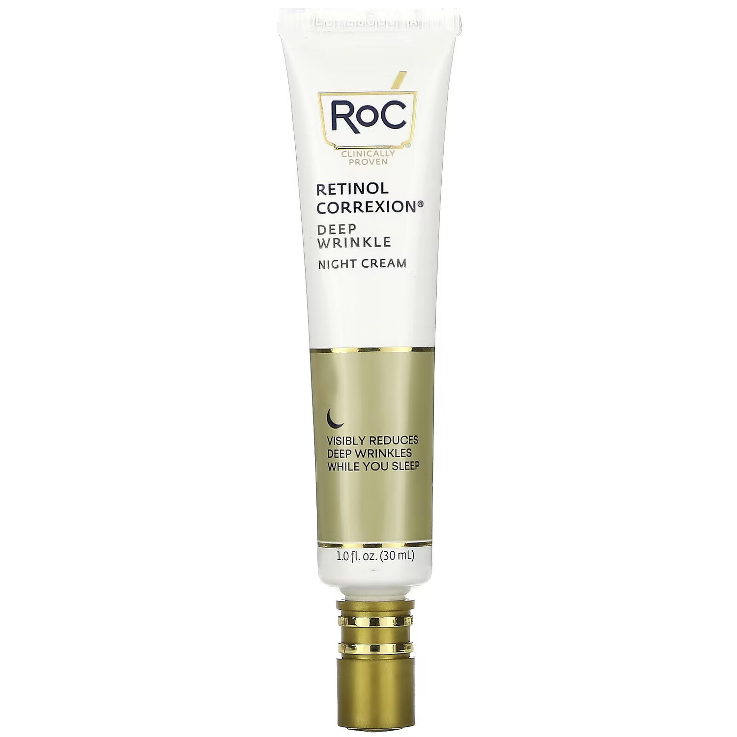 RoC, Retinol Correxion, ночной крем от глубоких морщин, 30 мл (1 жидк. Унция)
RoC, Retinol Correxion, ночной крем от глубоких морщин, 30 мл (1 жидк. Унция)