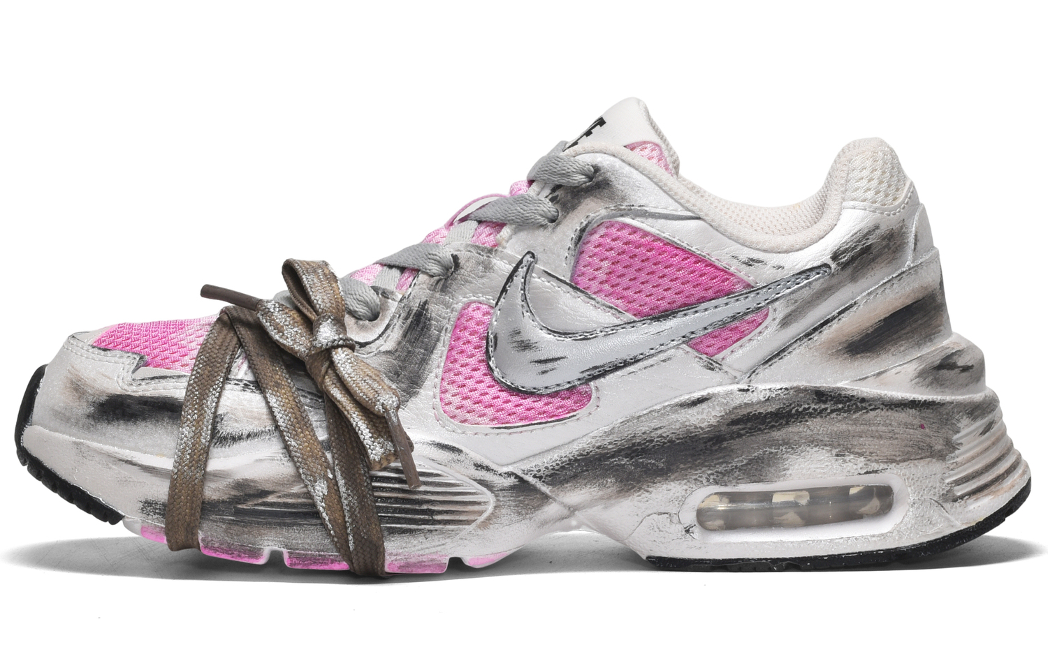 Кроссовки Air Max Fusion женские с низким верхом розового и серебристого цвета Nike
Кроссовки Air Max Fusion женские с низким верхом розового и серебристого цвета Nike