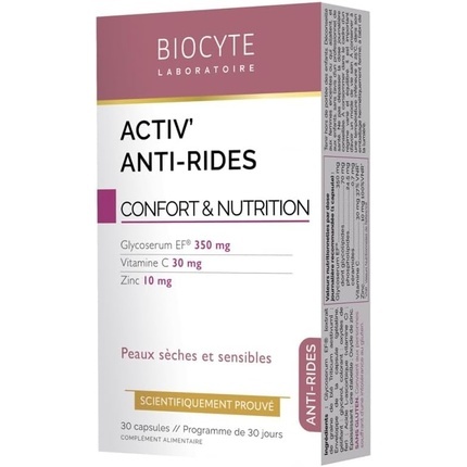Biocyte Activ' против морщин, 30 капсул Generic
Biocyte Activ' против морщин, 30 капсул Generic
