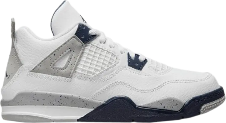Кроссовки Air Jordan 4 Retro PS Midnight Navy, белый
Кроссовки Air Jordan 4 Retro PS Midnight Navy, белый