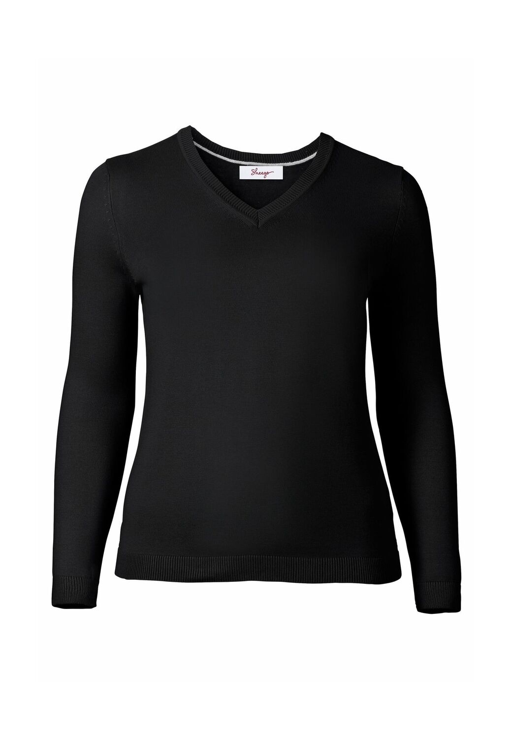 Свитер тонкой вязки sheego, черный
Свитер тонкой вязки sheego, черный