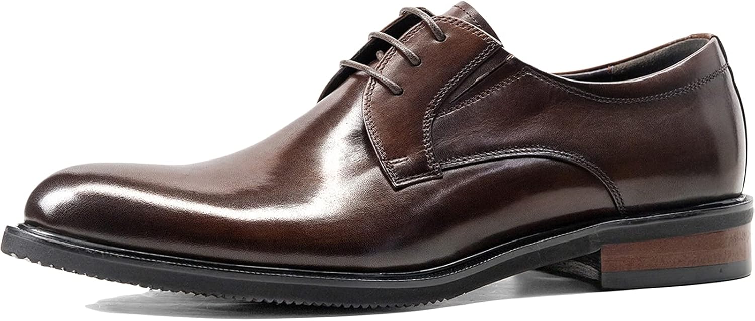 Мужские кожаные свадебные туфли WKNBEU Oxford для мужчин, шнуровка, удобные, формальные, деловые дерби, черные - US8.5-9/UK7.5-8/EU41
Мужские кожаные свадебные туфли WKNBEU Oxford для мужчин, шнуровка, удобные, формальные, деловые дерби, черные - US8.5-9/UK7.5-8/EU41