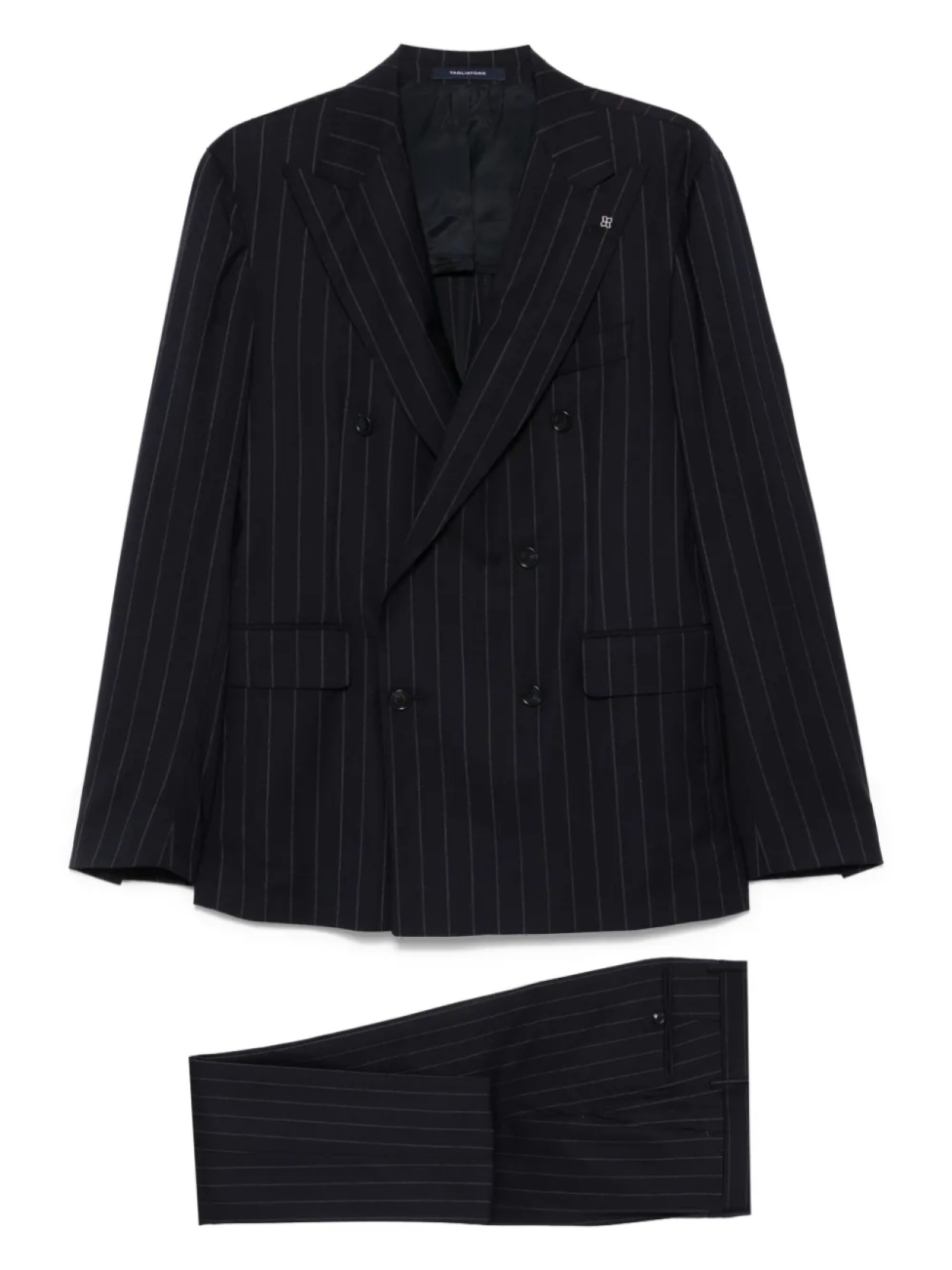 Костюм в тонкую полоску Tagliatore, синий
Костюм в тонкую полоску Tagliatore, синий