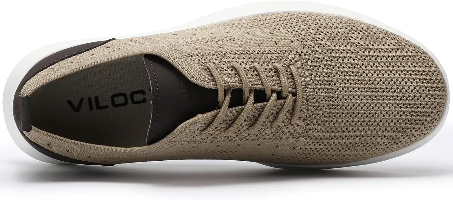 Мужские повседневные оксфорды VILOCY, вязаные легкие дышащие модные кроссовки, хаки
Мужские повседневные оксфорды VILOCY, вязаные легкие дышащие модные кроссовки, хаки