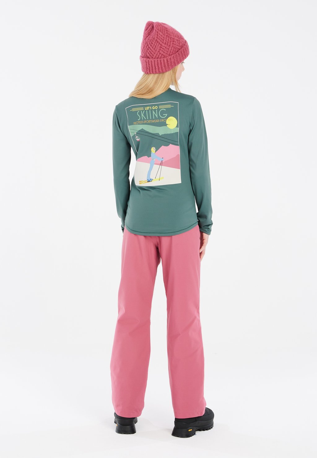 Топ с длинными рукавами Protest, темно-зеленый
Топ с длинными рукавами Protest, темно-зеленый