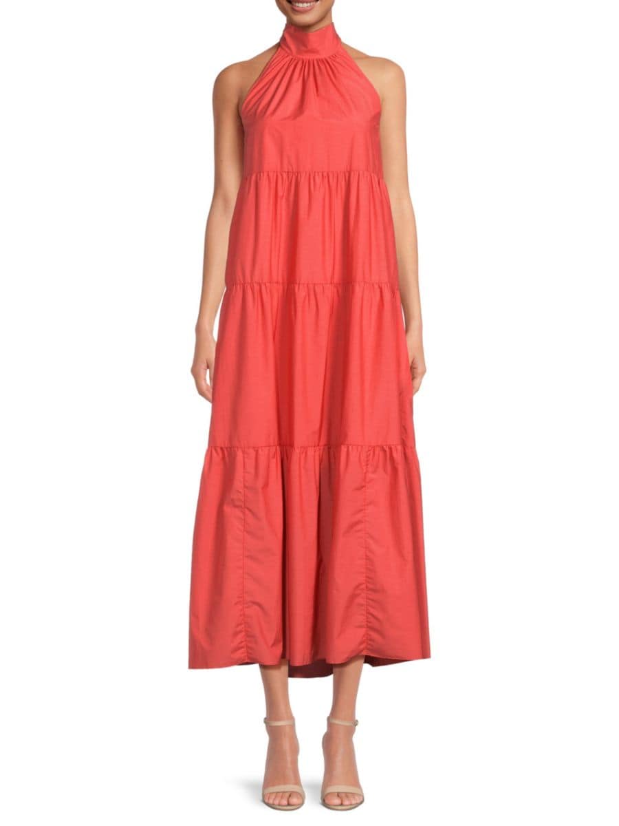 Платье макси с ярусным вырезом на шее Theory, цвет Pink Coral
Платье макси с ярусным вырезом на шее Theory, цвет Pink Coral