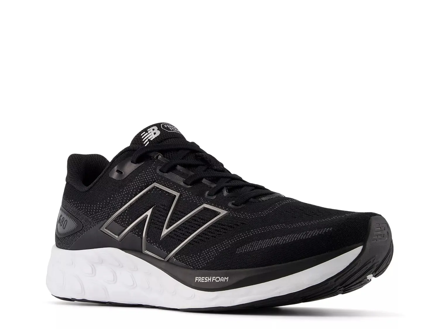 Кроссовки New Balance Fresh Foam 680 v8 — мужские, черные/белые 
Кроссовки New Balance Fresh Foam 680 v8 — мужские, черные/белые