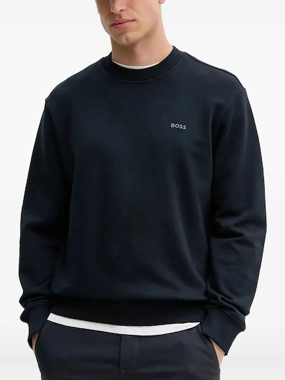 Толстовка с круглым вырезом и логотипом BOSS, синий
Толстовка с круглым вырезом и логотипом BOSS, синий
