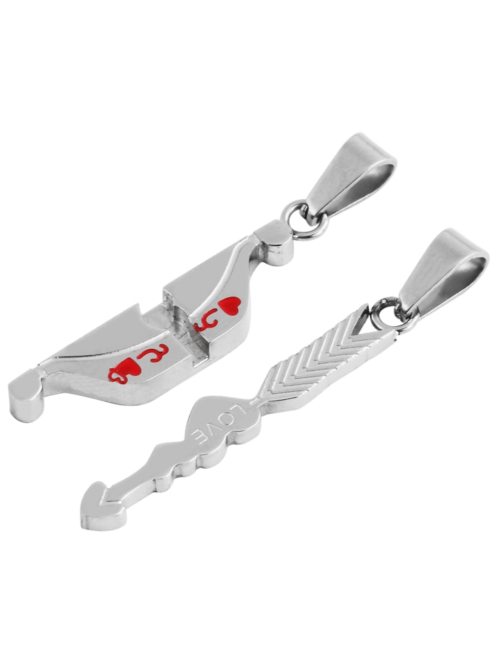 Adeliás Универсальный кулон из нержавеющей стали серебристого цвета
Adeliás Универсальный кулон из нержавеющей стали серебристого цвета