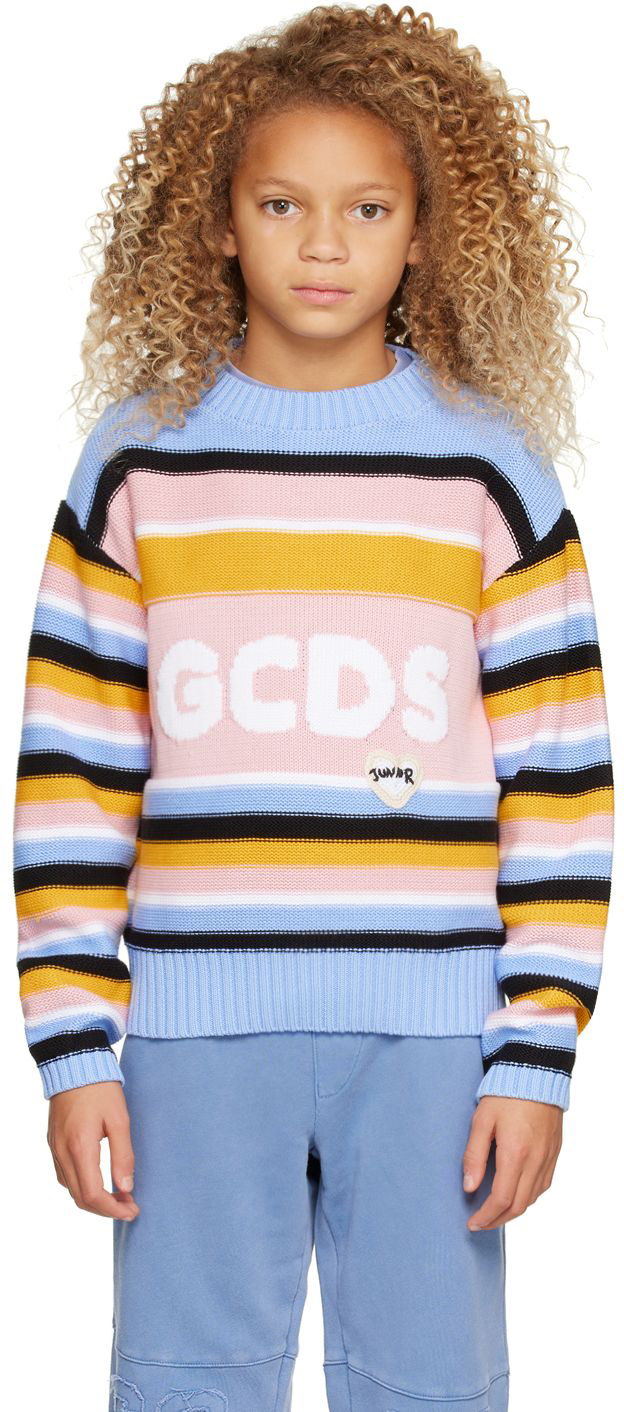 Детский свитер в сине-розовую полоску GCDS Kids, Розовый, Детский свитер в сине-розовую полоску GCDS Kids
Детский свитер в сине-розовую полоску GCDS Kids, Розовый, Детский свитер в сине-розовую полоску GCDS Kids