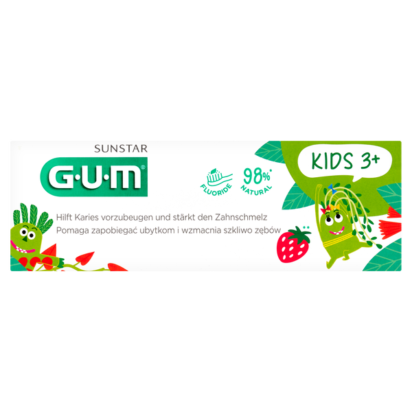 Зубная паста для детей 3+, 50 мл Gum
Зубная паста для детей 3+, 50 мл Gum