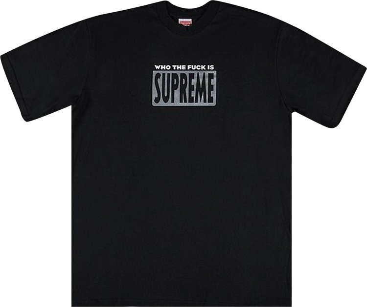 Футболка Supreme Who The f*ck Tee 'Black', черный
Футболка Supreme Who The f*ck Tee 'Black', черный