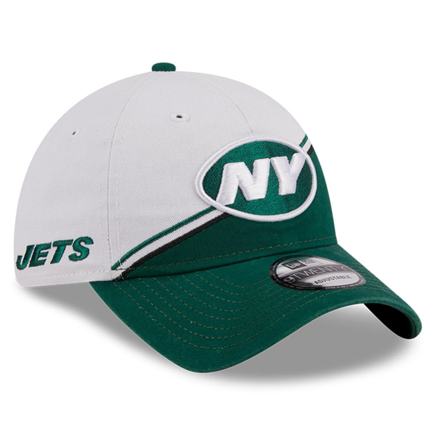 Мужская регулируемая кепка New Era бело-зеленая New York Jets 2023 Sideline 9TWENTY
Мужская регулируемая кепка New Era бело-зеленая New York Jets 2023 Sideline 9TWENTY