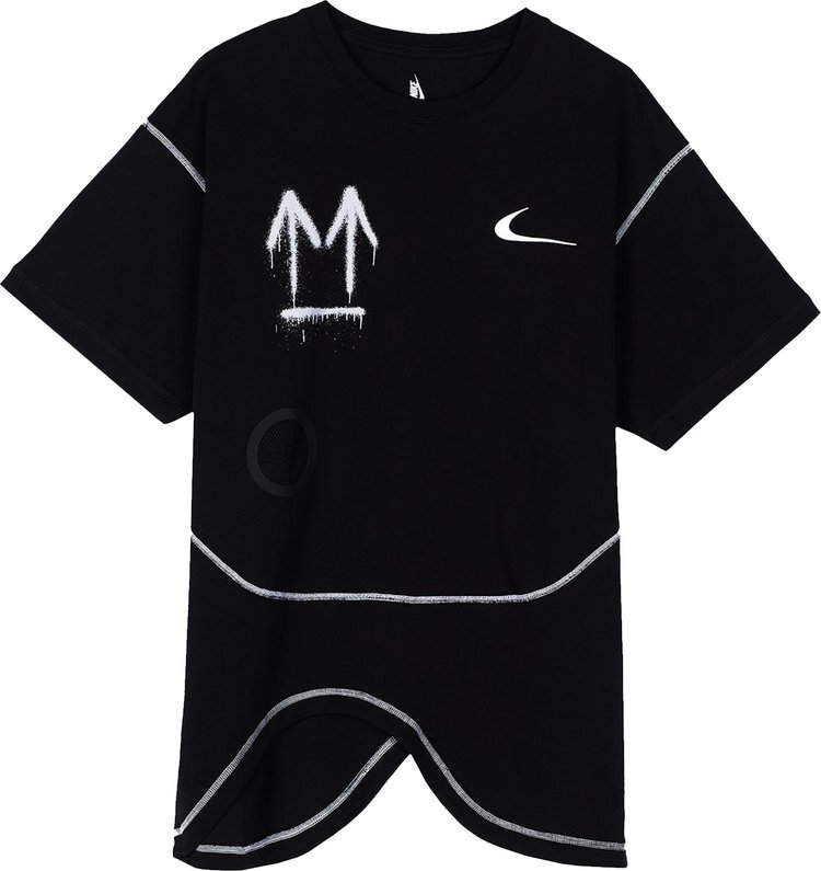 Футболка Nike x Off-White NRG RU Short-Sleeve T-Shirt 'Black', черный 
Футболка Nike x Off-White NRG RU Short-Sleeve T-Shirt 'Black', черный