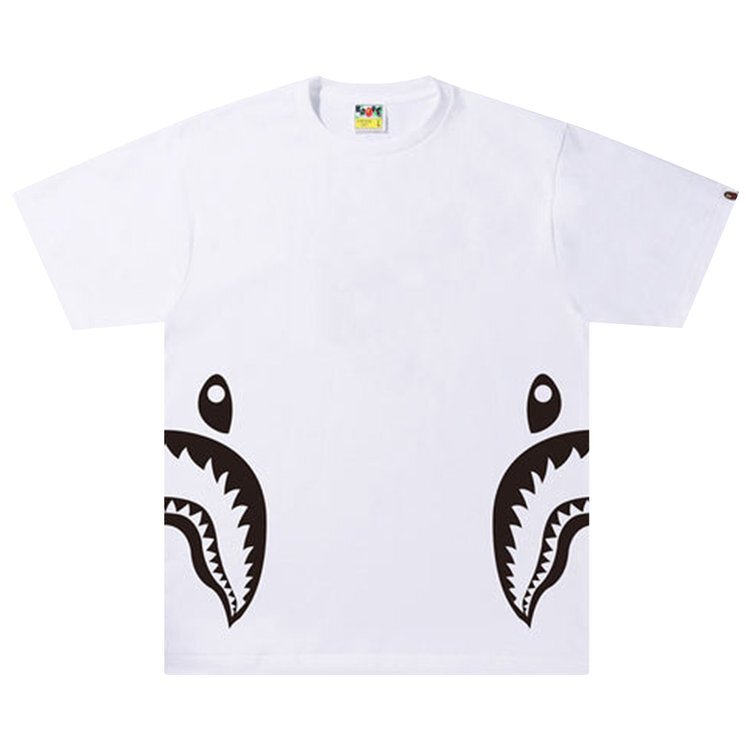 Футболка BAPE Bicolor Side Shark Tee 'White', белый 
Футболка BAPE Bicolor Side Shark Tee 'White', белый
