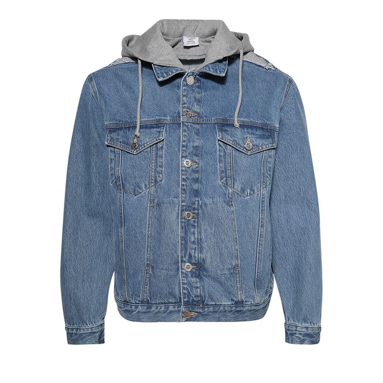 Куртка Vetements Deconstructed Hooded Denim Jacket 'Mid Blue', синий
Куртка Vetements Deconstructed Hooded Denim Jacket 'Mid Blue', синий