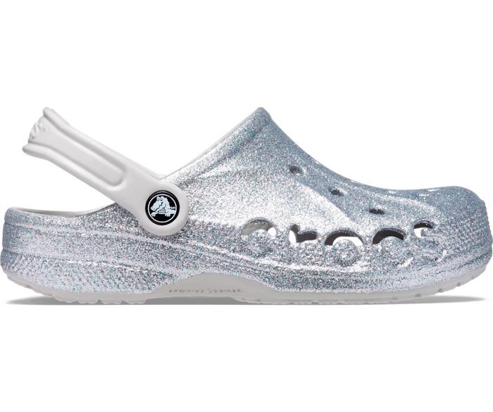 Сабо Crocs Baya Glitter Unisex, серебристый
Сабо Crocs Baya Glitter Unisex, серебристый