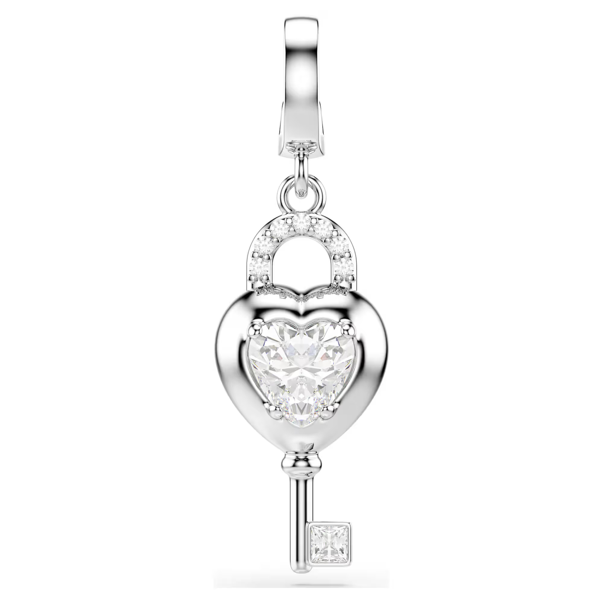 Шарм Swarovski Idyllia Heart With Key, белый/с родиевым покрытием
Шарм Swarovski Idyllia Heart With Key, белый/с родиевым покрытием