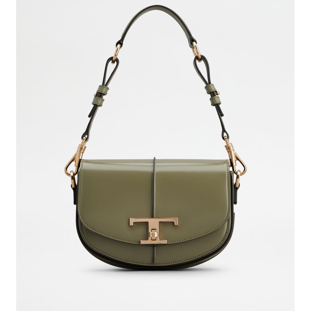 Миниатюрная кожаная сумка через плечо T Timeless TOD's, зеленый
Миниатюрная кожаная сумка через плечо T Timeless TOD's, зеленый