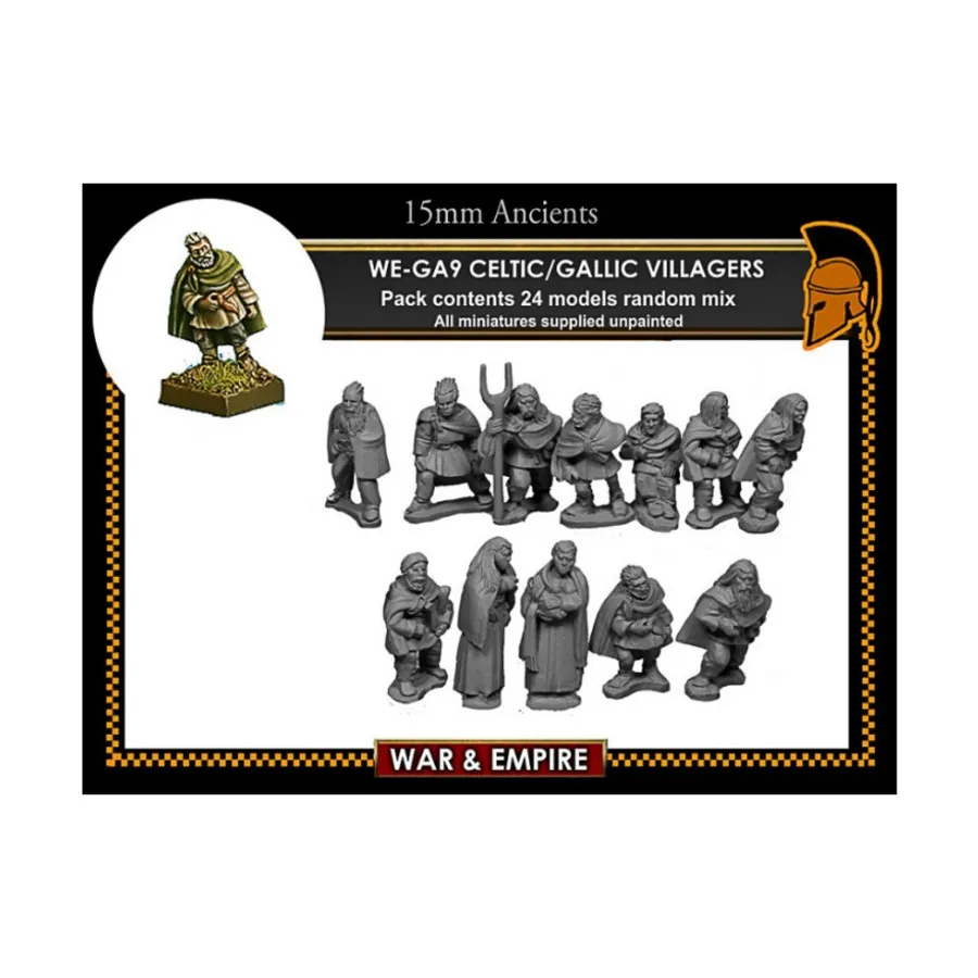 Жители деревни – кельтские/галльские, War & Empire - Ancient Miniatures - Gaul (15mm)
Жители деревни – кельтские/галльские, War & Empire - Ancient Miniatures - Gaul (15mm)