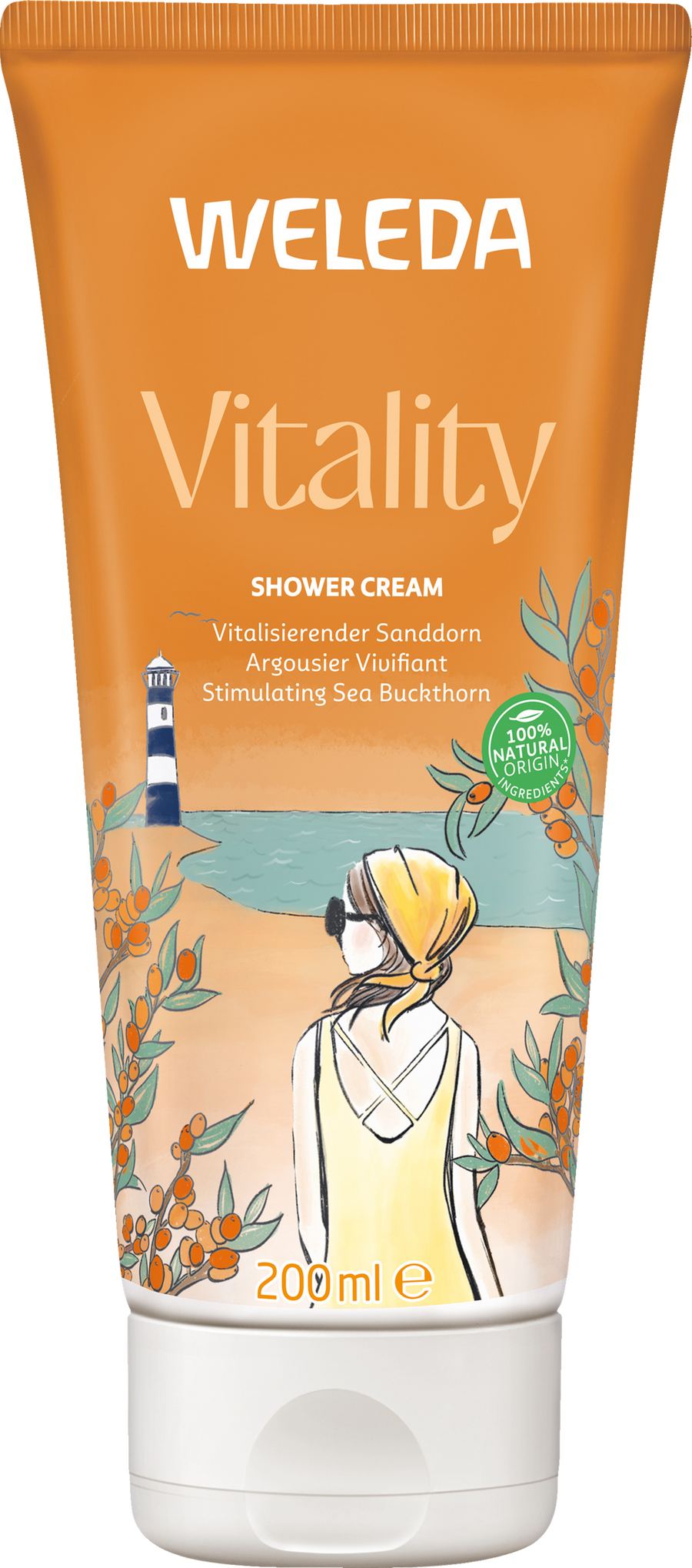 Гель для душа Weleda Vitality Shower Cream Sanddorn
Гель для душа Weleda Vitality Shower Cream Sanddorn