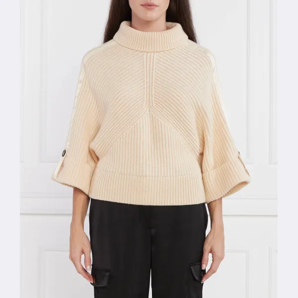 Шерстяной крой оверсайз с добавлением кашемира Marc Cain, бежевый
Шерстяной крой оверсайз с добавлением кашемира Marc Cain, бежевый