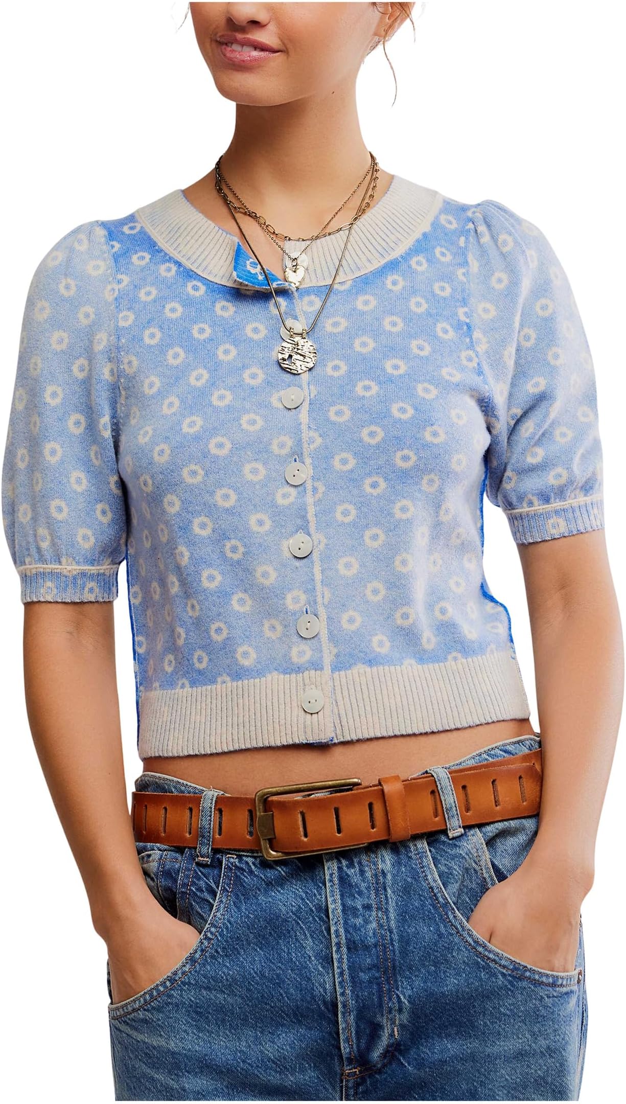 Свитер Free People Isla Patterned Cardi, Cobalt Combo
Свитер Free People Isla Patterned Cardi, Cobalt Combo