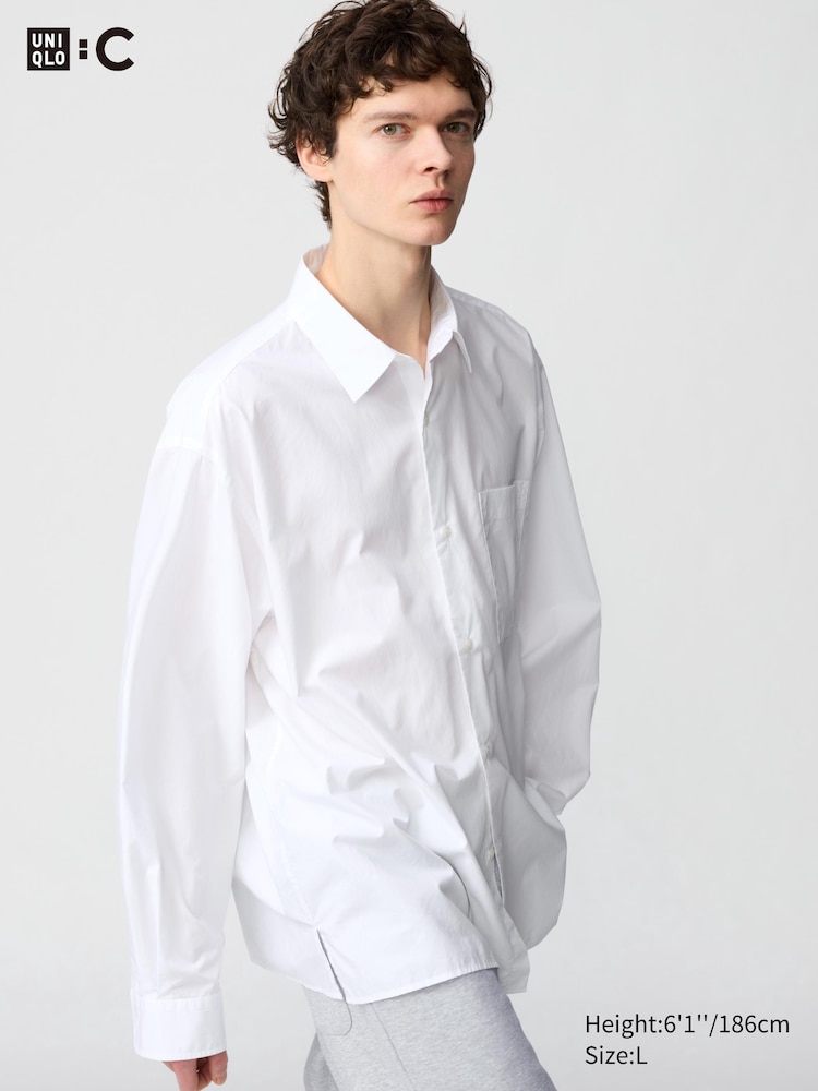 Рубашка свободного покроя из толстого сукна Uniqlo, цвет 00 белый
Рубашка свободного покроя из толстого сукна Uniqlo, цвет 00 белый