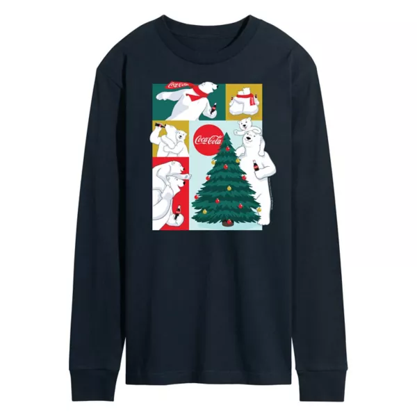 Мужская футболка с длинным рукавом и принтом медведей Coca-Cola Licensed Character, синий
Мужская футболка с длинным рукавом и принтом медведей Coca-Cola Licensed Character, синий