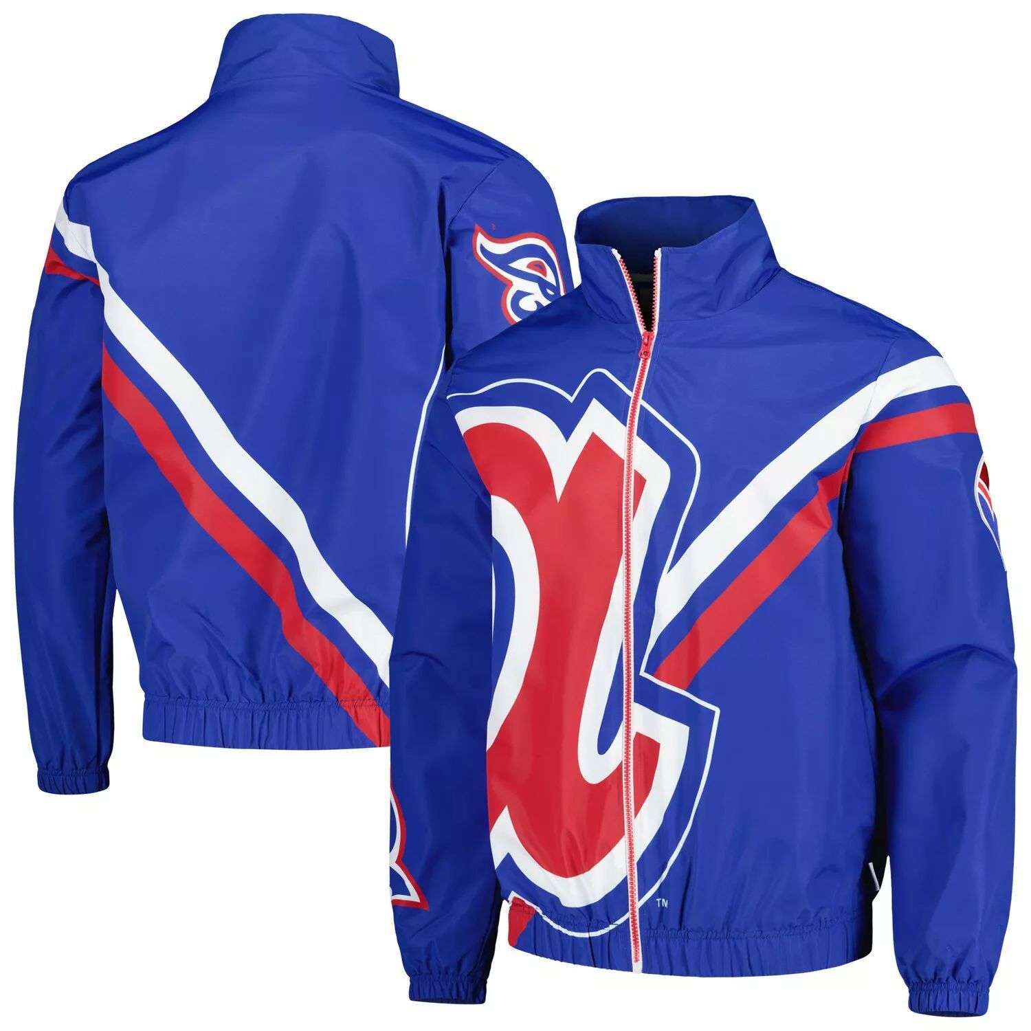 Мужская утепленная куртка с молнией во всю длину и логотипом Mitchell & Ness Royal Atlanta Braves
Мужская утепленная куртка с молнией во всю длину и логотипом Mitchell & Ness Royal Atlanta Braves