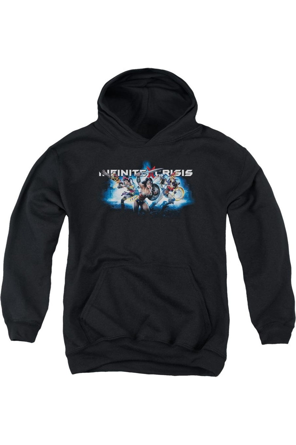 Infinite Crisis IC Blue Молодежная Толстовка с Капюшоном Gildan 
Infinite Crisis IC Blue Молодежная Толстовка с Капюшоном Gildan