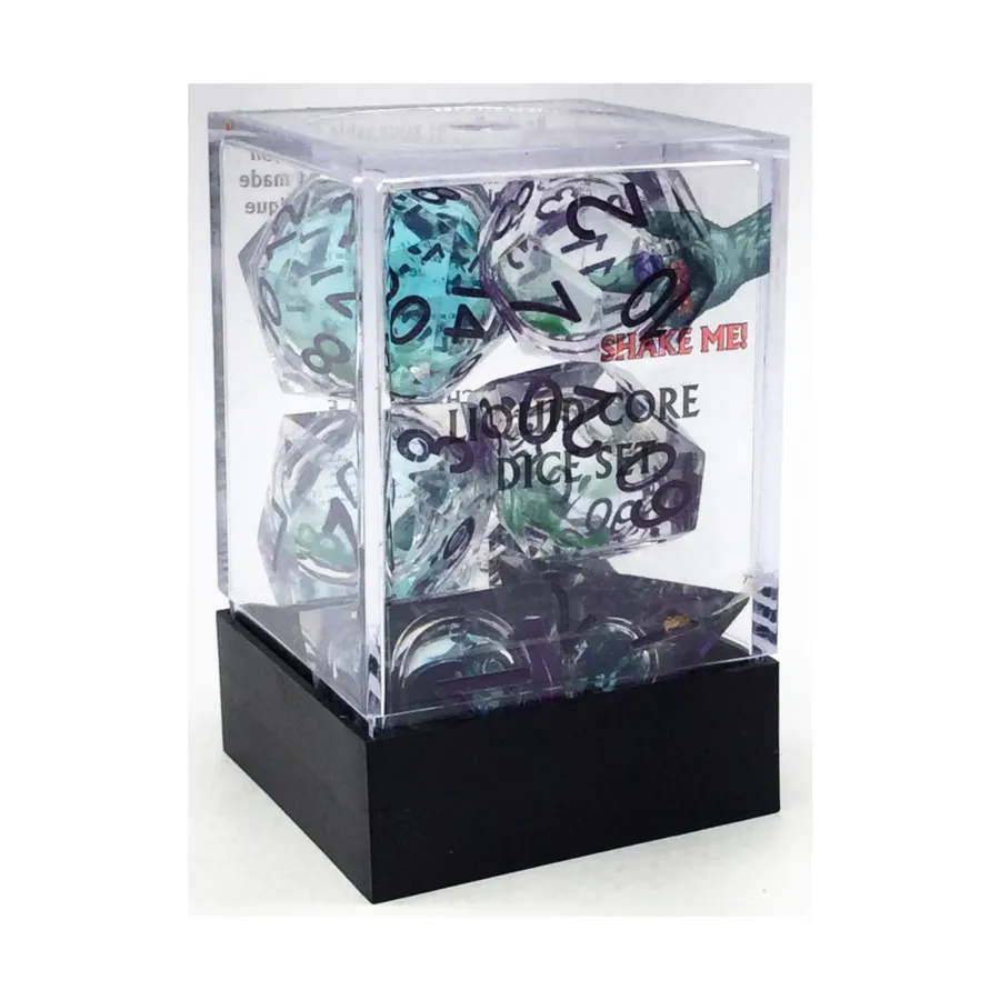 Поли-набор расплавленных гексов (7), Liquid Core Dice 
Поли-набор расплавленных гексов (7), Liquid Core Dice