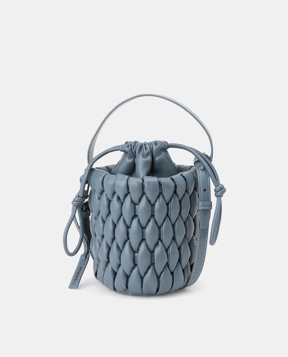 Плетеная сумка-ведро Jo & Mr. Joe, синий
Плетеная сумка-ведро Jo & Mr. Joe, синий