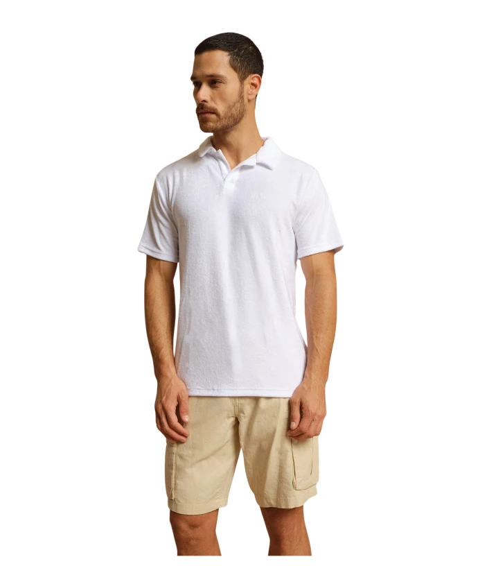 Мягкая хлопковая рубашка-поло для отдыха Peninsula, белый
Мягкая хлопковая рубашка-поло для отдыха Peninsula, белый