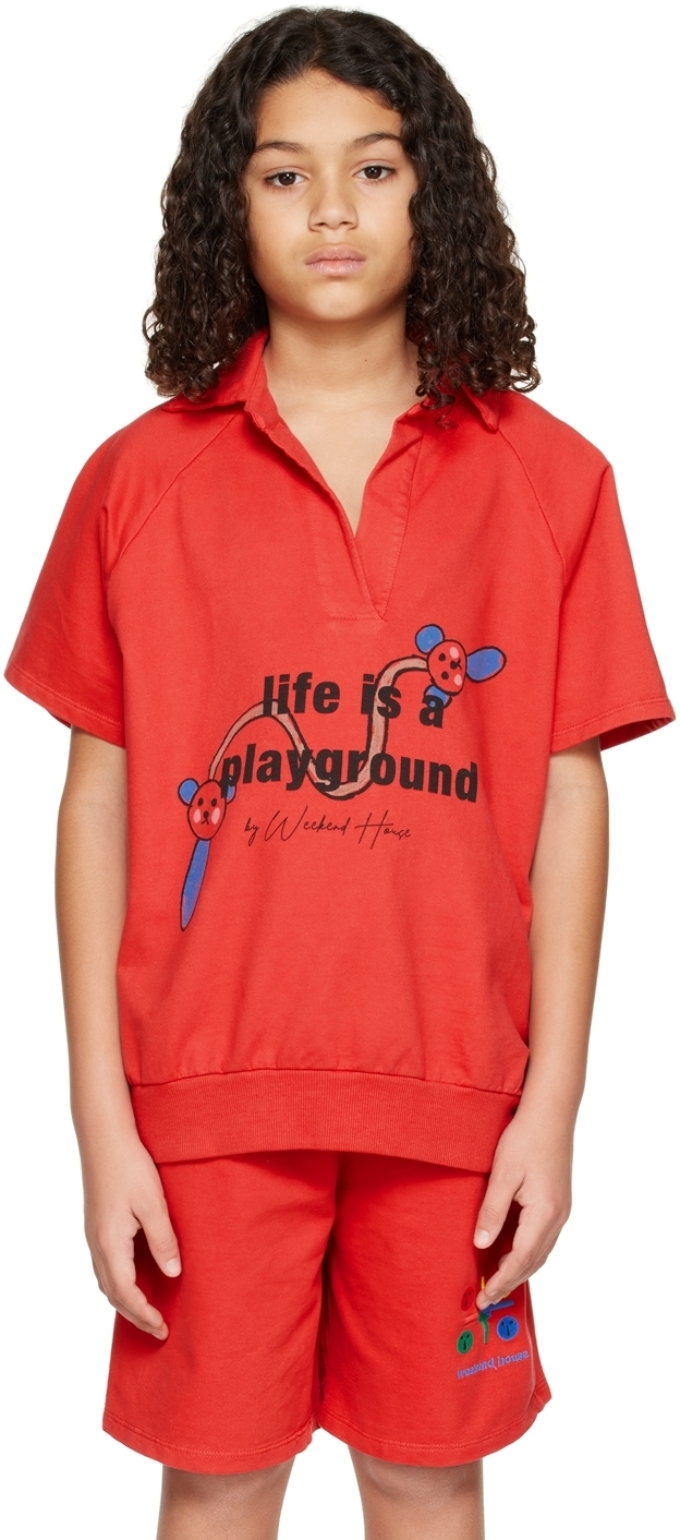 Детская красная футболка-поло Life Is A Playground Weekend House Kids, Красный, Детская красная футболка-поло Life Is A Playground Weekend House Kids
Детская красная футболка-поло Life Is A Playground Weekend House Kids, Красный, Детская красная футболка-поло Life Is A Playground Weekend House Kids