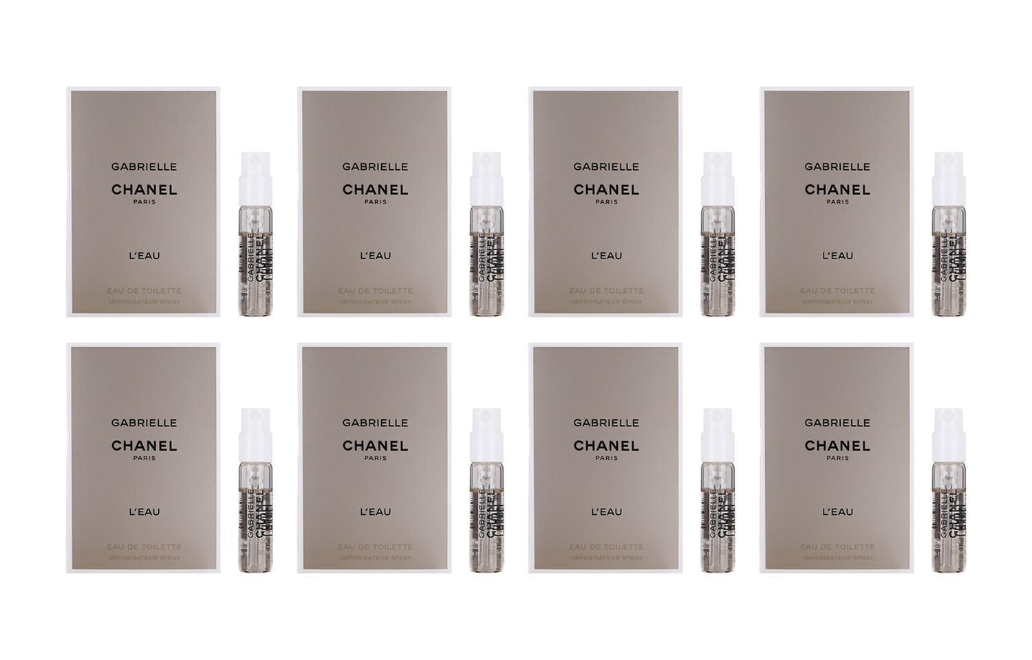 Набор пробников туалетной воды Gabrielle's Water для женской одежды 1,5 мл CHANEL
Набор пробников туалетной воды Gabrielle's Water для женской одежды 1,5 мл CHANEL