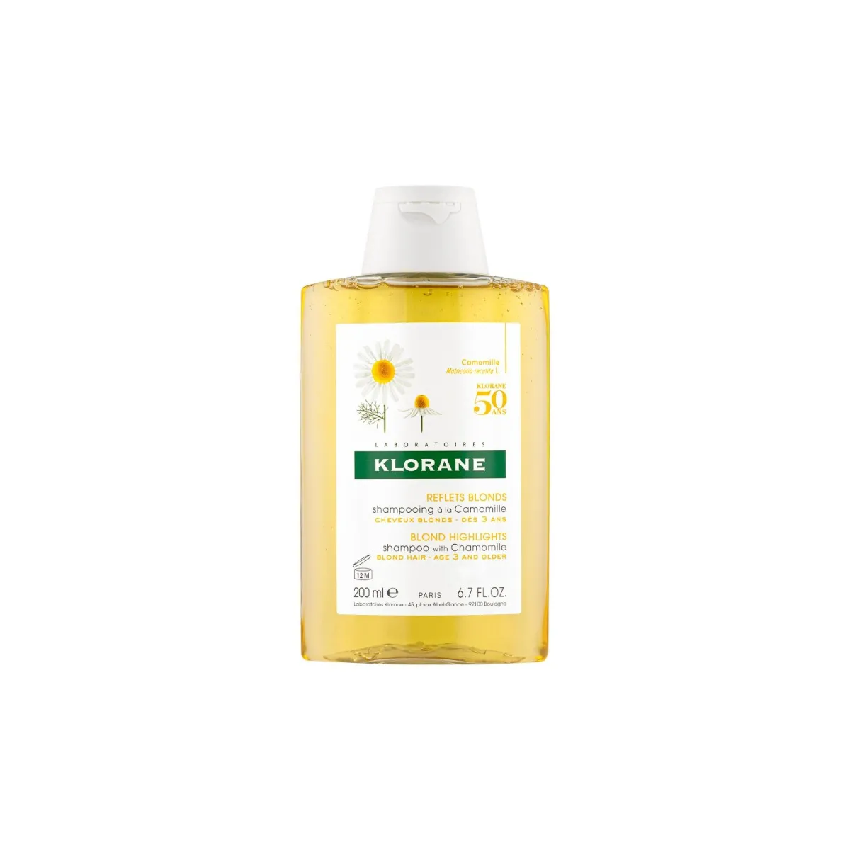 Klorane Ромашковый шампунь 200 мл
Klorane Ромашковый шампунь 200 мл