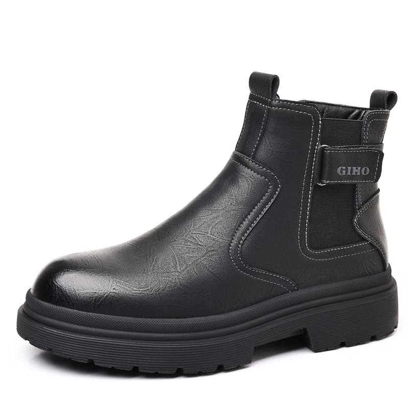 GIHO Ботильоны мужские на среднем каблуке, черные
GIHO Ботильоны мужские на среднем каблуке, черные
