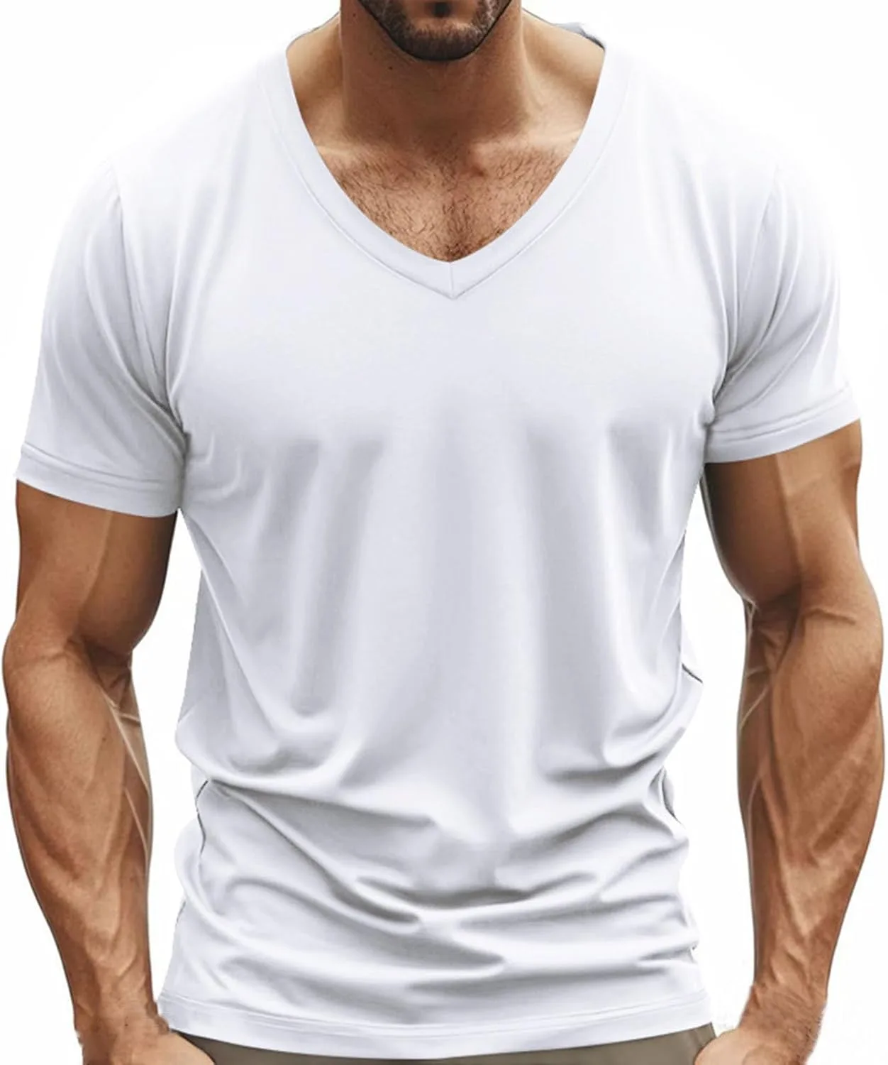 Футболка мужская летняя Casual V-образный вырез
Футболка мужская летняя Casual V-образный вырез