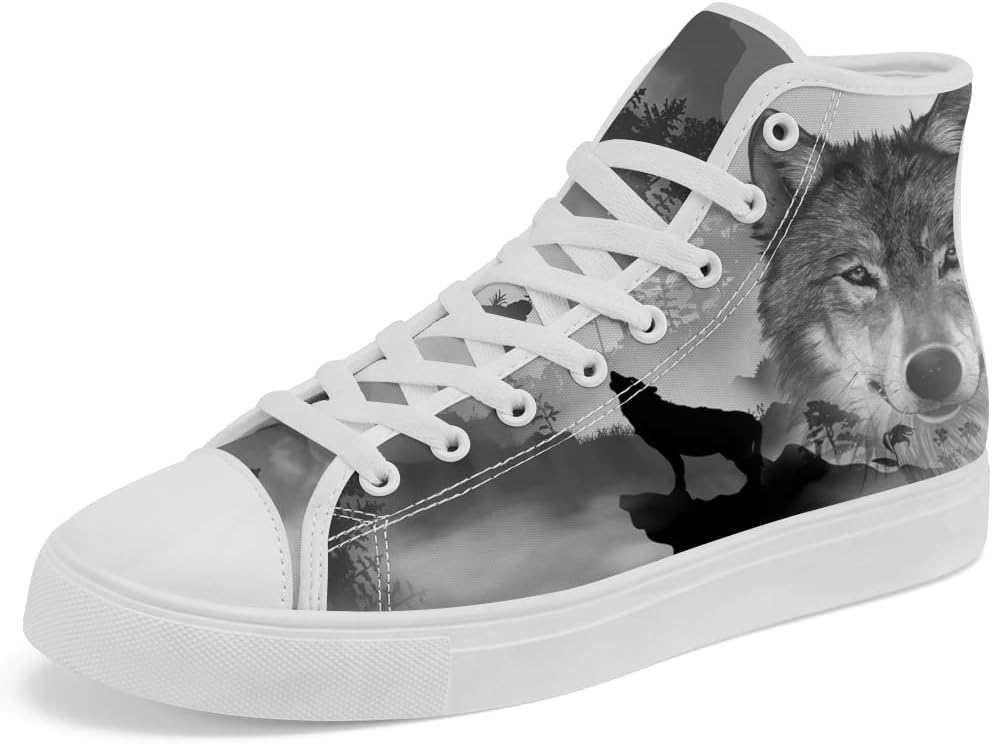 Высокие кеды Wolf из канвы, высокие кроссовки на шнуровке, повседневная обувь для мужчин и женщин Chebing, 613 Gray
Высокие кеды Wolf из канвы, высокие кроссовки на шнуровке, повседневная обувь для мужчин и женщин Chebing, 613 Gray