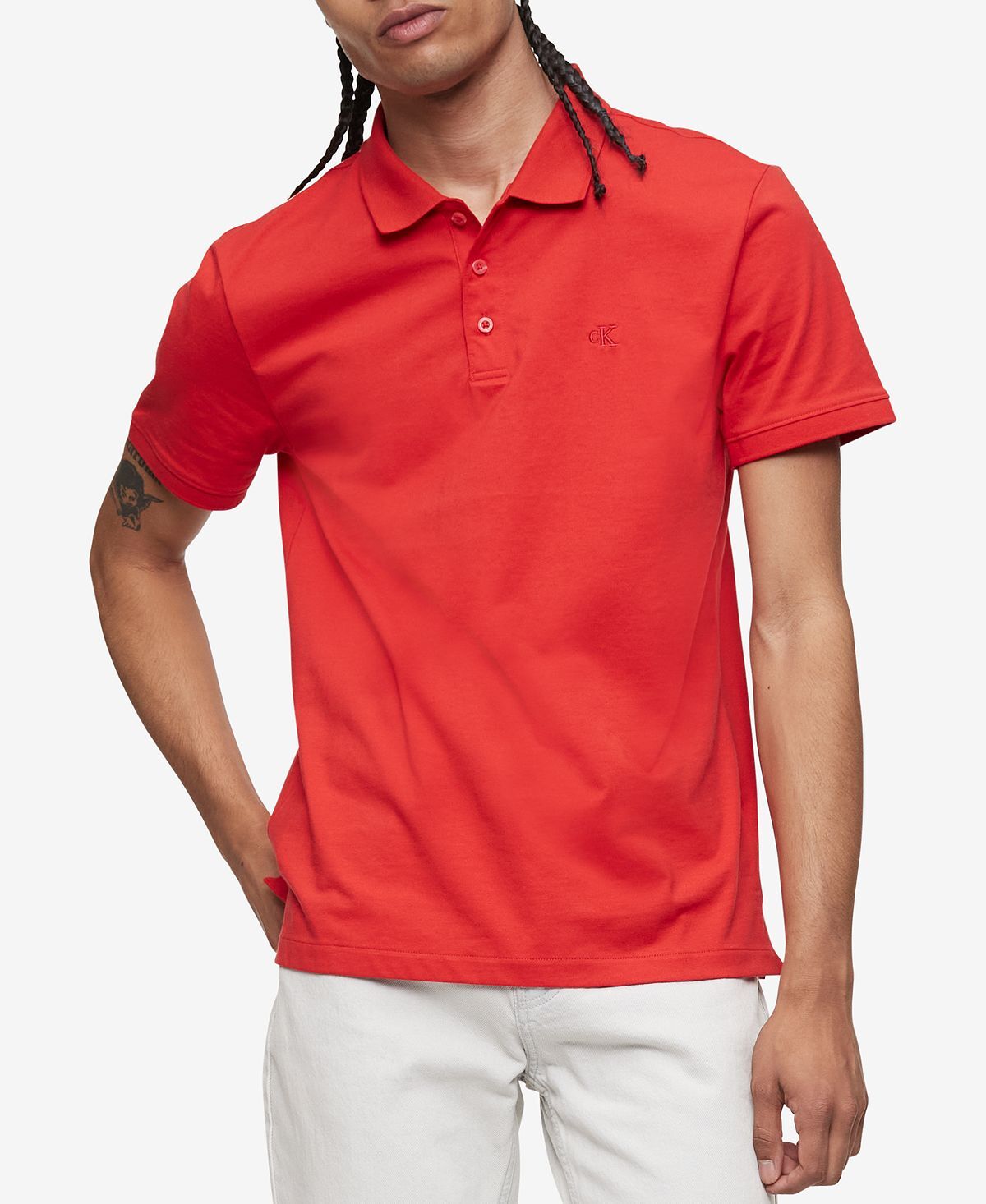 Мужская рубашка поло из гладкого хлопка с монограммой и логотипом стандартного кроя Calvin Klein, мульти
Мужская рубашка поло из гладкого хлопка с монограммой и логотипом стандартного кроя Calvin Klein, мульти