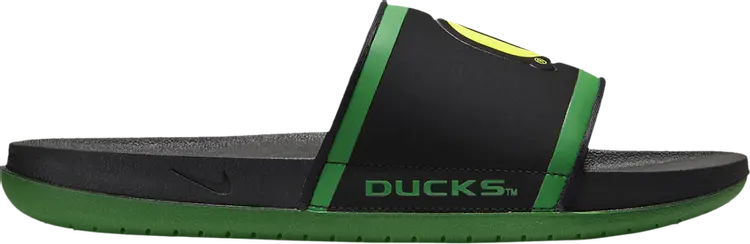 Сандалии Nike Off Court Slide, черно-зеленый
Сандалии Nike Off Court Slide, черно-зеленый