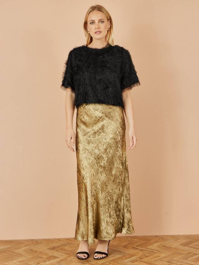 Сатиновая юбка миди Yumi
Сатиновая юбка миди Yumi