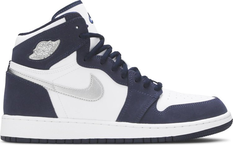 Кроссовки Air Jordan 1 Retro High co.JP GS Midnight Navy 2020, синий, Синий;серый, Кроссовки Air Jordan 1 Retro High co.JP GS Midnight Navy 2020, синий 
Кроссовки Air Jordan 1 Retro High co.JP GS Midnight Navy 2020, синий, Синий;серый, Кроссовки Air Jordan 1 Retro High co.JP GS Midnight Navy 2020, синий