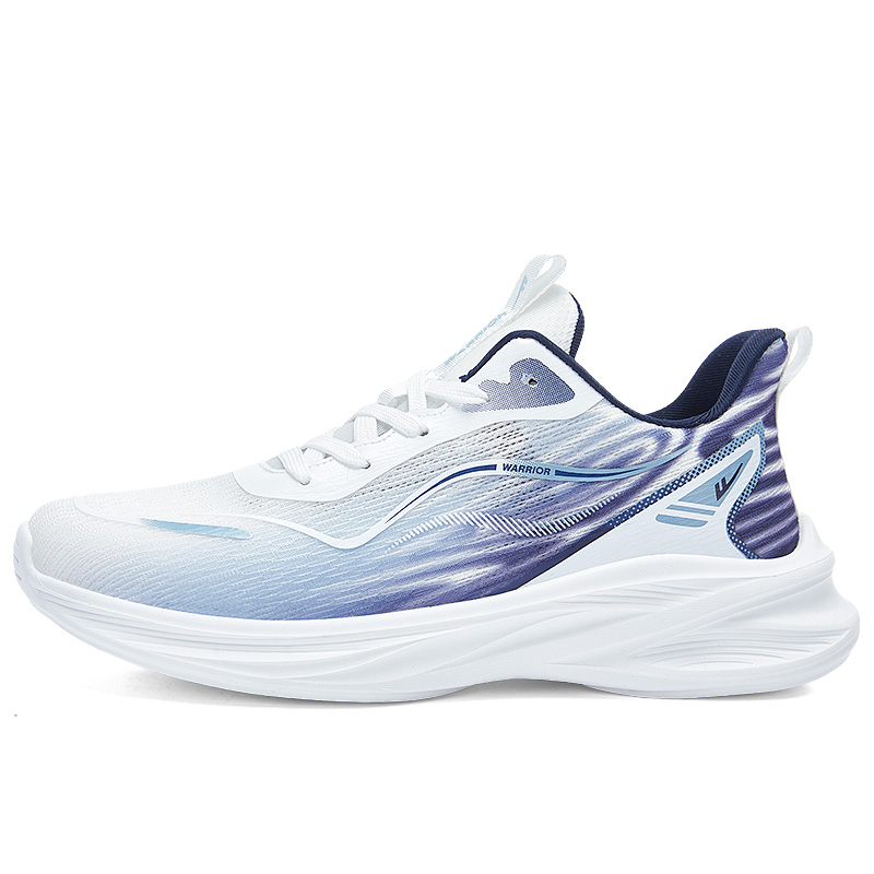 WARRIOR Кроссовки для бега мужские, белые, темно-синие, с амортизаторами и противоскользящими элементами
WARRIOR Кроссовки для бега мужские, белые, темно-синие, с амортизаторами и противоскользящими элементами