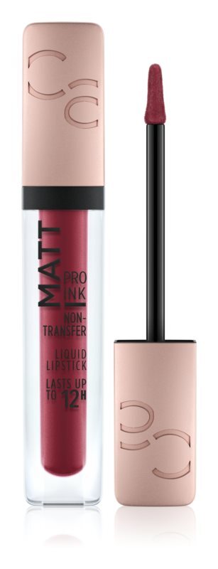 Стойкая матовая жидкая помада Catrice Matt Pro Ink Non-Transfer, оттенок 100 Courage Code 5 мл 
Стойкая матовая жидкая помада Catrice Matt Pro Ink Non-Transfer, оттенок 100 Courage Code 5 мл