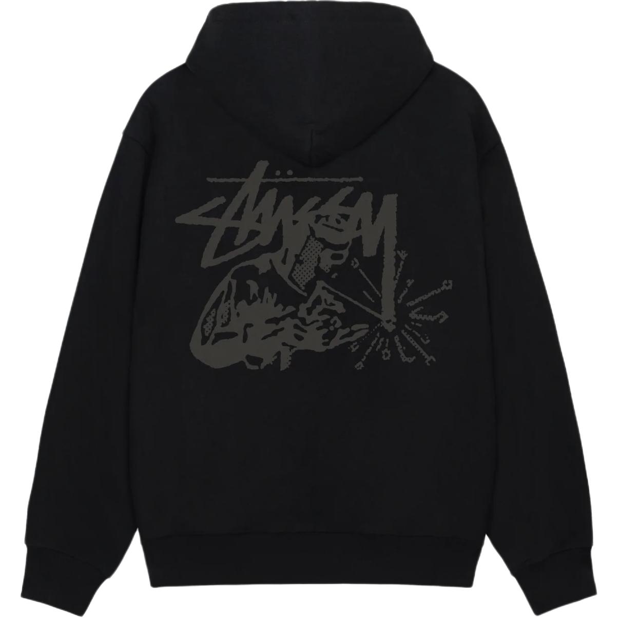 Утепленная худи welder с молнией Stussy, черный
Утепленная худи welder с молнией Stussy, черный