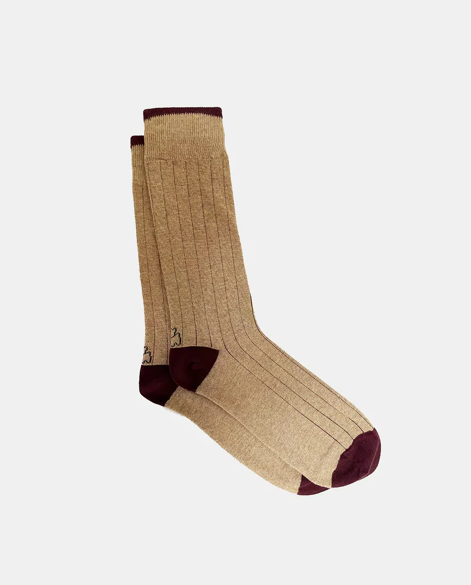 Мужские носки в рубчик с контрастной внутренней частью Kiff-Kiff, коричневый
Мужские носки в рубчик с контрастной внутренней частью Kiff-Kiff, коричневый